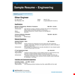 Fresher Engineering Lecturer Resume Template - Project, Engineering Skills | Monash example document template