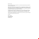 Sample Phone Interview Thank You example document template 