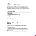 Event Policies Catering Donation Request example document template 