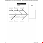 Printable Fishbone Diagram Template - Easily Identify Solutions | Buzzle example document template 