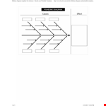 Printable Fishbone Diagram Template - Easily Identify Solutions | Buzzle example document template