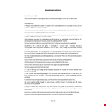 Pandemic Speech Template example document template