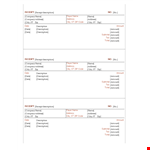 Receipt Template Word example document template