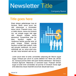 Create Professional Newsletters with Our Newsletter Template example document template