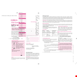 Preschool Girl Growth Chart - Track Height and Growth in Centile over the Years example document template