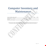 Computer Maintenance - Tips for System Maintenance and Activity Optimization example document template
