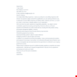 Legal Billing Clerk example document template