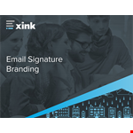 Personal Branding Email Signature example document template 