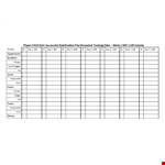 Diet Plan Chart - Protein & Fruit Options example document template