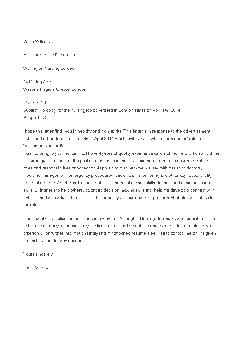 Job Application Letter For Staff Nurse job-application-letter-for-staff-nurse