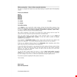 Effective Employee Warning Letter | Ensure Compliance & Improve Performance example document template