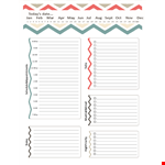 Get Organized with Our Daily Planner Template - Free Download example document template