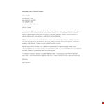 Internship Letter Of Interest Format example document template
