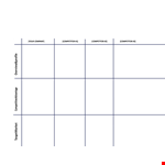 Create a Winning Strategy with Our Competitive Analysis Template example document template