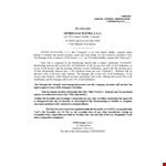 Private Placement Memorandum Template for Company and Manager, Units Offering example document template