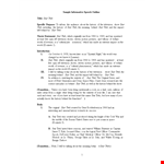 Speech Sample Informative Speech example document template