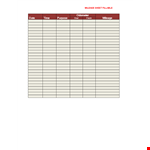Track Your Business Mileage with Our User-Friendly Mileage Log Template example document template