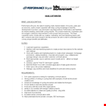 Head Copywriter Job | Boost Performance | Cycling Products example document template