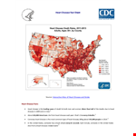 Fact Sheet Template - Stats on American Heart Disease example document template