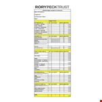 Film Budget Template for Freelancers | Affordable and Comprehensive Film Budget Template example document template