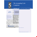 Post Closing Trial Balance Sheet example document template 