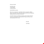 Resignation Letter Template Due To Stress example document template