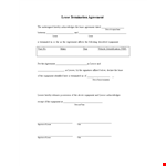 Lease Termination Agreement Template example document template