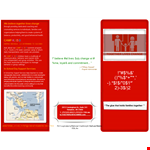 Pamphlet Template - Support Services for Children, Parents & Families example document template