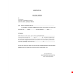 Download Relieving Letter Template - Simplify Employee Offboarding example document template