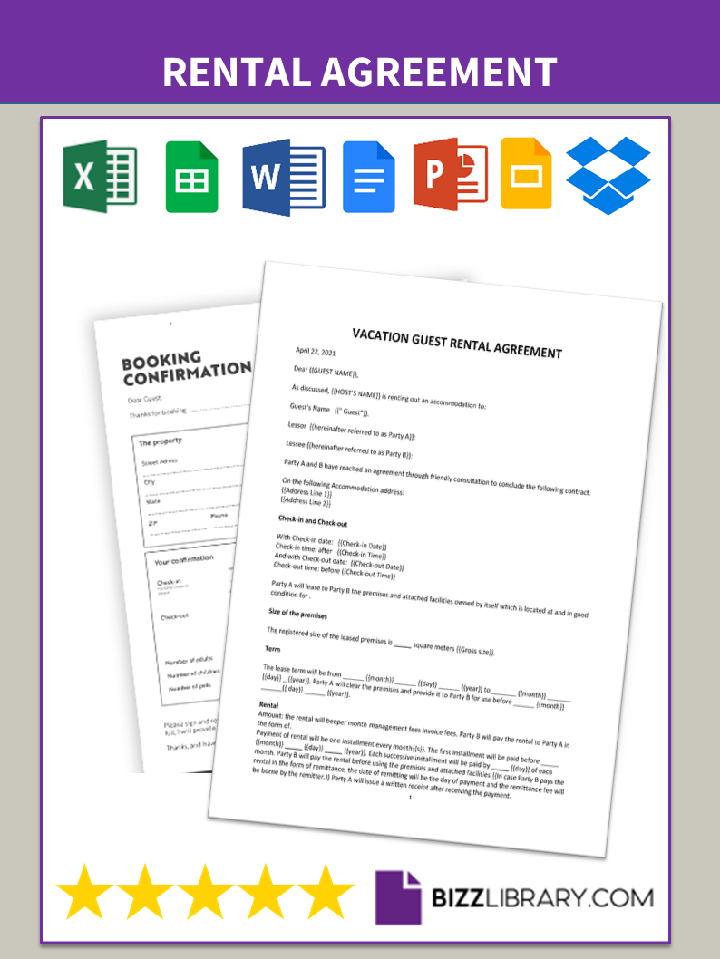 rental agreement template