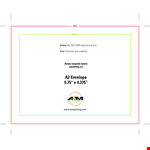 Customizable Envelope Template for Safe and Easy Mailing - Get Yours Today! example document template