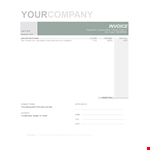 Create Professional Invoices with Our Customizable Invoice Template - Project & Description Included example document template