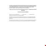 Non Interviewed Applicant example document template