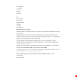 Medical Work Application Letter example document template