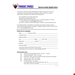 Sponsorship Application Template for Parent - Get Approved in Months example document template