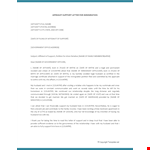 Support Your Immigration Case with a Letter from Affiant | Country Immigration Letter example document template 