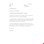 New Hair Stylist Cover Letter example document template