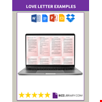 Love Letters example document template