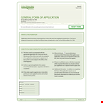 General Work Application Template | Court Address: Justice Department example document template