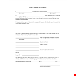 Print Power of Attorney at the Address You Need example document template