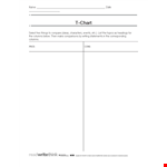 Pros and Cons Chart: Comparing Columns example document template