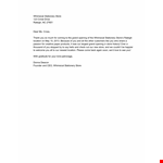 Free Business Thank You Letter example document template