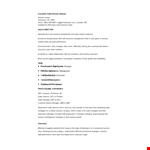 Executive Sales Director Resume example document template