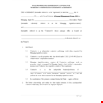 Independent Contractor Agreement - Hire a Top Contractor or Agent | Company Name example document template