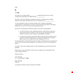 Professional Resignation Letter & Relieving Letter Format  example document template