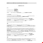 Sample Official Termination Letter example document template 