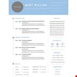Industry-leading Customer Service Resume Template | US Letter Format example document template