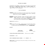 Industrial Land Lease Agreement Template example document template