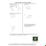 Discover the Exciting Applications of Pythagorean Theorem example document template