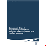 Customizable Project Proposal Template - Create Winning Proposals example document template